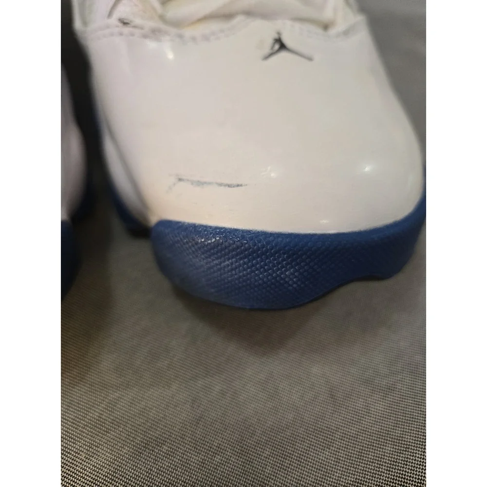 Jordan 6 Rings White/Dark Marina Blue/Black Men's Mid Top Lace Up 322992-114